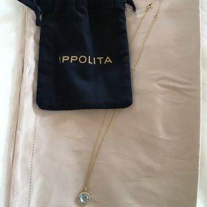 Ippolita blue/gold/diamond necklace